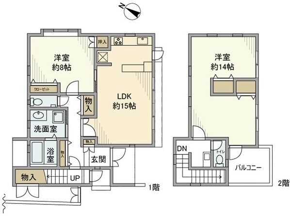 白幡南町戸建の物件間取画像